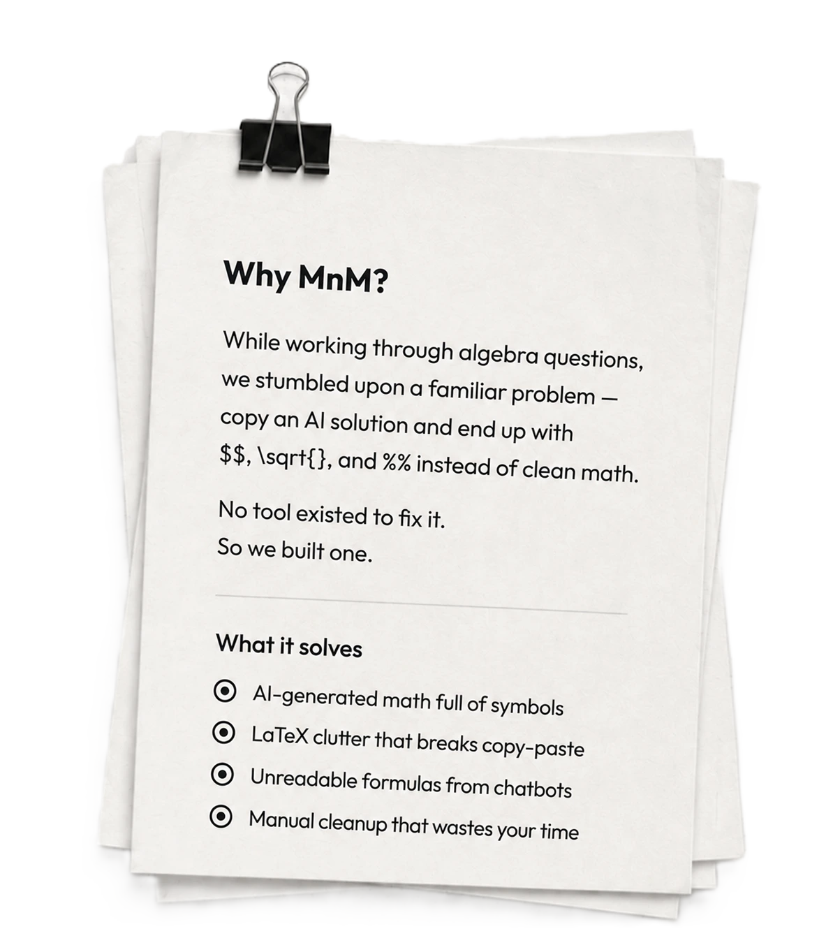 Clean, organized project roadmap document